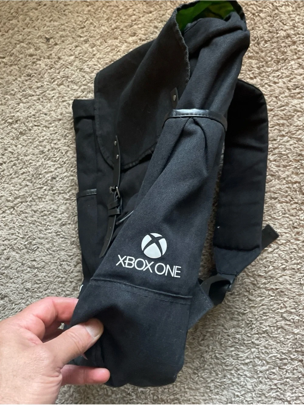 Gamestop Xbox One Backpack Padded Travel Console Gaming Bag Black